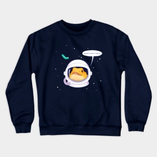 Astronaut Bearded Dragon, Space Theme! Crewneck Sweatshirt